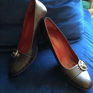 Coach heeled shoes